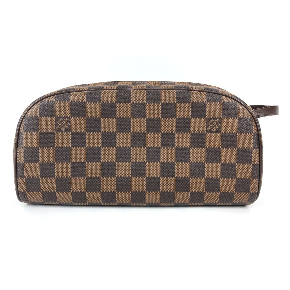 LOUIS VUITTON Authentic Brown Damier Canvas Pouch - Picture 2 of 16